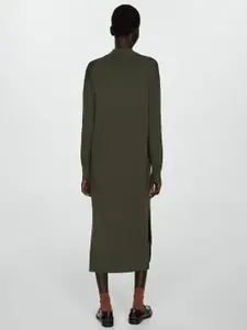 MANGO Knitted Winter Midi Dress
