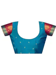 Satrani Woven Design Zari Pure Silk Banarasi Saree