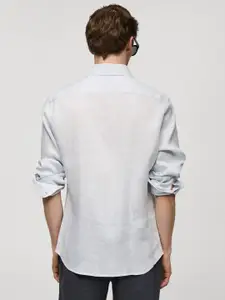 MANGO MAN Pure Linen Casual Shirt