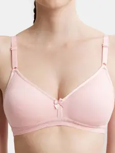 Jockey Wirefree Non Padded Cotton Everyday Bra with Ultrasoft and Durable Underband -1581