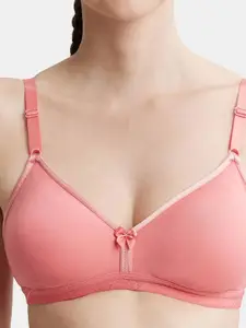 Jockey Wirefree Non Padded Cotton Everyday Bra with Ultrasoft and Durable Underband -1581