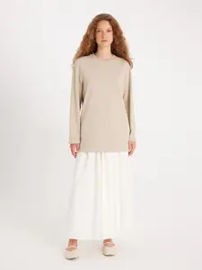 DeFacto Round Neck Pullover Sweater