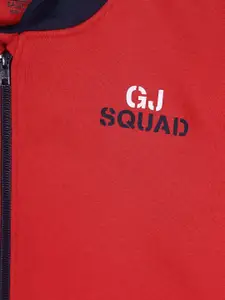 Gini and Jony Boys Typography Biker Jacket