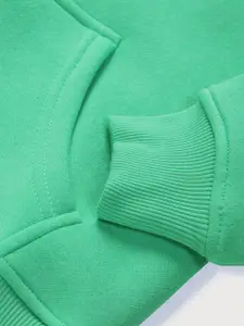 Gini and Jony Boys Cotton Open Front Hooded Casual Bomber Jacket