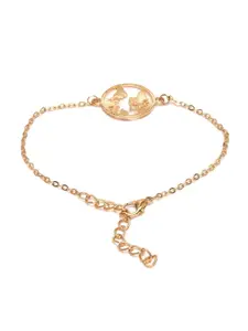 DressBerry Women Gold-Plated Wraparound Bracelet