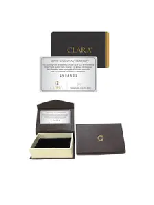 Clara 925 Sterling Silver Rhodium-Plated Contemporary Cubic Zirconia Pendant With Chain