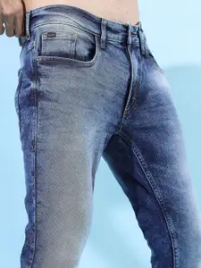 HIGHLANDER Men Tapered Fit Heavy Fade Stretchable Jeans