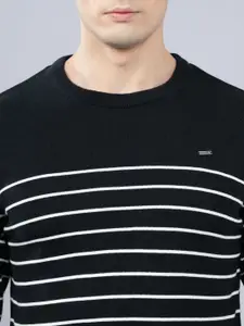 Cantabil Men Cotton Striped Full Sleeve Pullover Sweaters