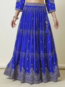 Soch Embroidered Beads and Stones Ready to Wear Lehenga & Blouse With Dupatta