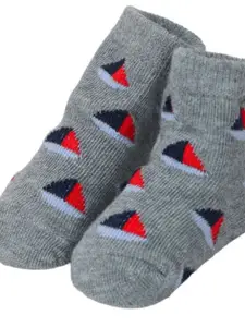 Yellow Bee Boys Pack Of 3 Patterned Ankle-Length Socks