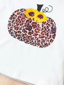 INCLUD Girls Printed Long Raglan Bell Sleeves Top with Trouser