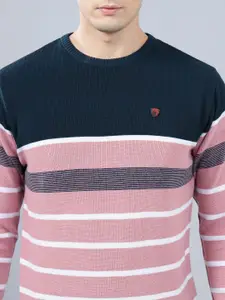Cantabil Men Striped Full Sleeve Sweater Pullover