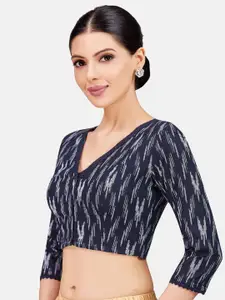 Studio Shringaar Printed Pure Cotton Saree Blouse