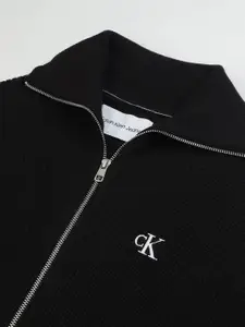 Calvin Klein Jeans Men Cotton Self Design Cardigan