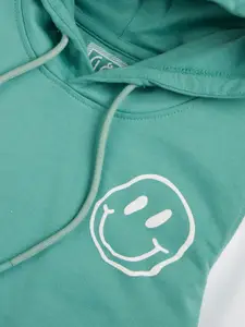 Gini and Jony Boys Colourblocked Hooded Cotton Pullover Sweatshirt