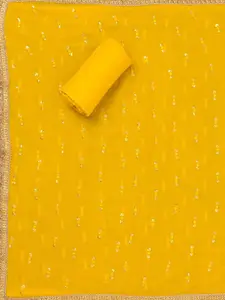 Koskii Floral Printed Beads and Stones Unstitched Dress Material