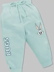 YK X Minute Mirth Boys Bugs Bunny Printed Pure Cotton Joggers