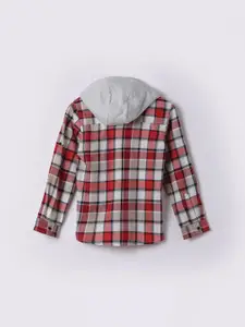 Fame Forever by Lifestyle Boys Hood Checked Cotton Casual Shirt