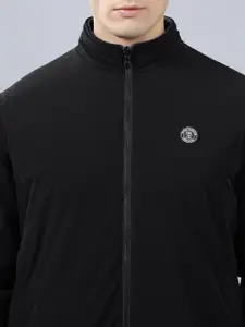 Cantabil Men Solid Winter Reversible Open Front Jacket