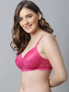 AROUSY Self Design Women Cotton Bra Panty Set for Lingerie Set ( Pack of 1 )