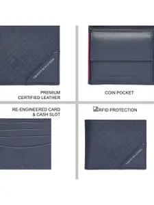 Tommy Hilfiger Men Leather Two Fold Wallet