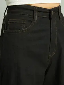 The Roadster Lifestyle Co Wide Leg Fit No Faded Jeans