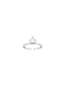 Sangria 925 Sterling Silver Crown Design Toe Rings