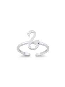 Sangria 925 Sterling Silver Swan Design Toe Rings