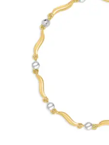 Zavya 925 Sterling Silver Rhodium-Plated Link Bracelet