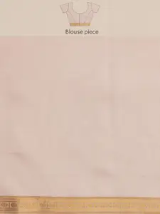 Silk Land Floral Printed Half and Half Zari Digital Print Saree