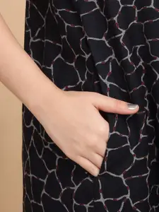 Sweet Dreams Geometric Printed Maxi Nightdress