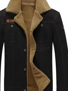 StyleCast x Revolte Men Cotton Lapel Collar Insulator Tailored Jacket