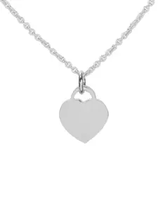 DressBerry Girls 925 Sterling Silver Love Heart Pendant with Chain