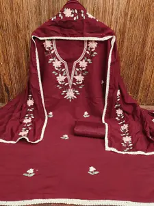 Panzora Embroidered Unstitched Dress Material