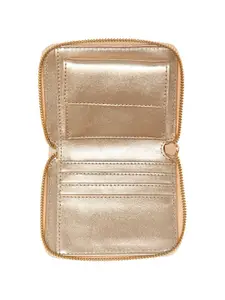 GUESS Women Geometric Printed PU Zip Around Wallet