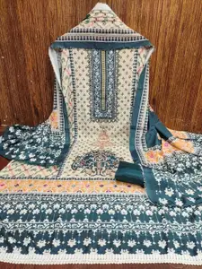 Panzora Printed Unstitched Dress Material