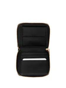 GUESS Women Typography Printed PU Zip Around Wallet