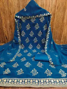 Panzora Embroidered Unstitched Dress Material