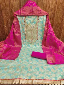 Panzora Embroidered Unstitched Dress Material