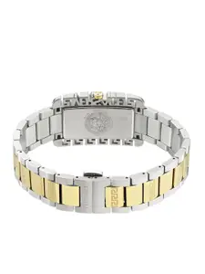 Versace Men Brass Stainless Steel Bracelet Style Straps Analogue Watch VE7D00323