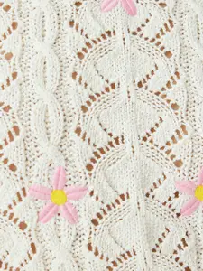 Koton Women Open Knit Round Neck Pullover