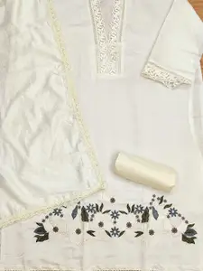 KALINI Embroidered Unstitched Dress Material