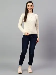 Cantabil Women Self Design Pullover