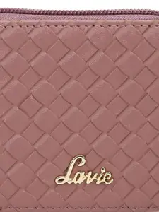 Lavie Women Woven Design Zip Around Wallet