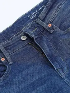 Flying Machine Men Straight Fit Light Fade Stretchable Jeans