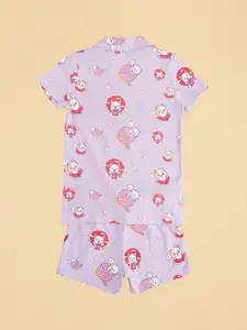 Pantaloons Junior Girls Printed Night suit