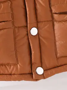 INCLUD Boys Mock Collar Sleeveless Padded Jacket