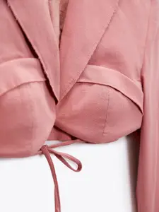 ZARA Women Pink Blazer