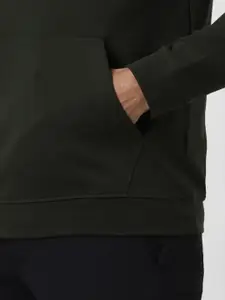 Van Heusen Flex Men Solid Hood Cotton Pullover Sweatshirt