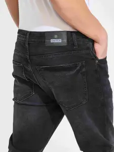 Snitch Men Narrow Skinny Fit Light Fade Stretchable Jeans